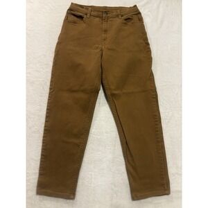 Levi's 550 Jeans Brown 12R Women's Relaxed  Brown Cowgirl Stretch Tapered Leg